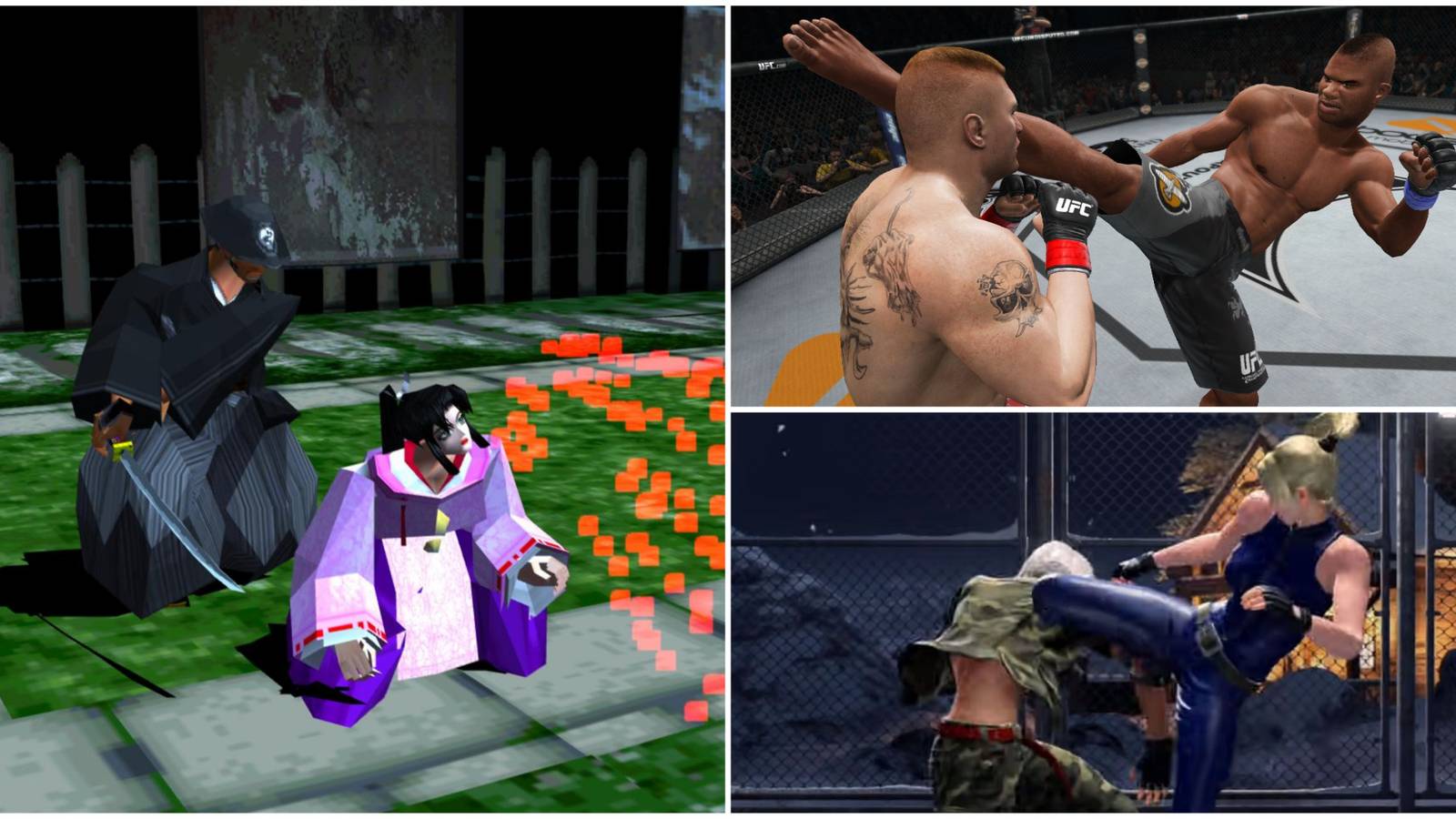 Realistic Fighting Games- Bushido Blade UFC Undisputed 3 Virtua Fighter 5