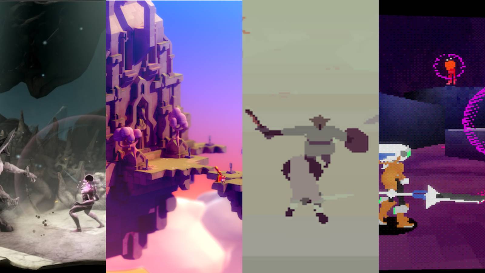 GRIME, TUNIC, Brume, & Strato-Spear