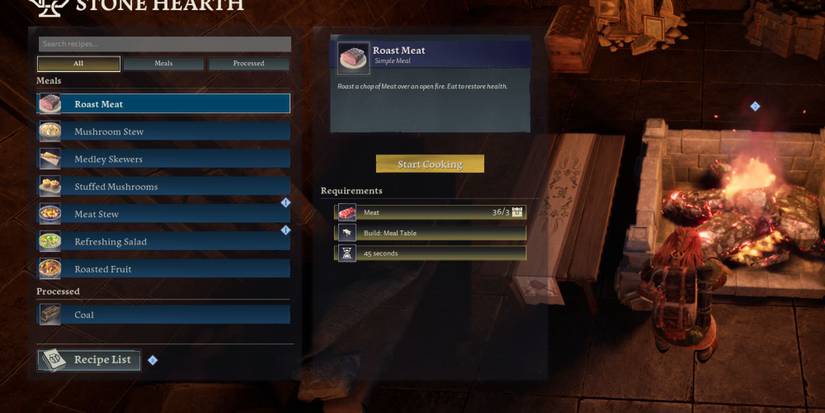 return to moria stone hearth