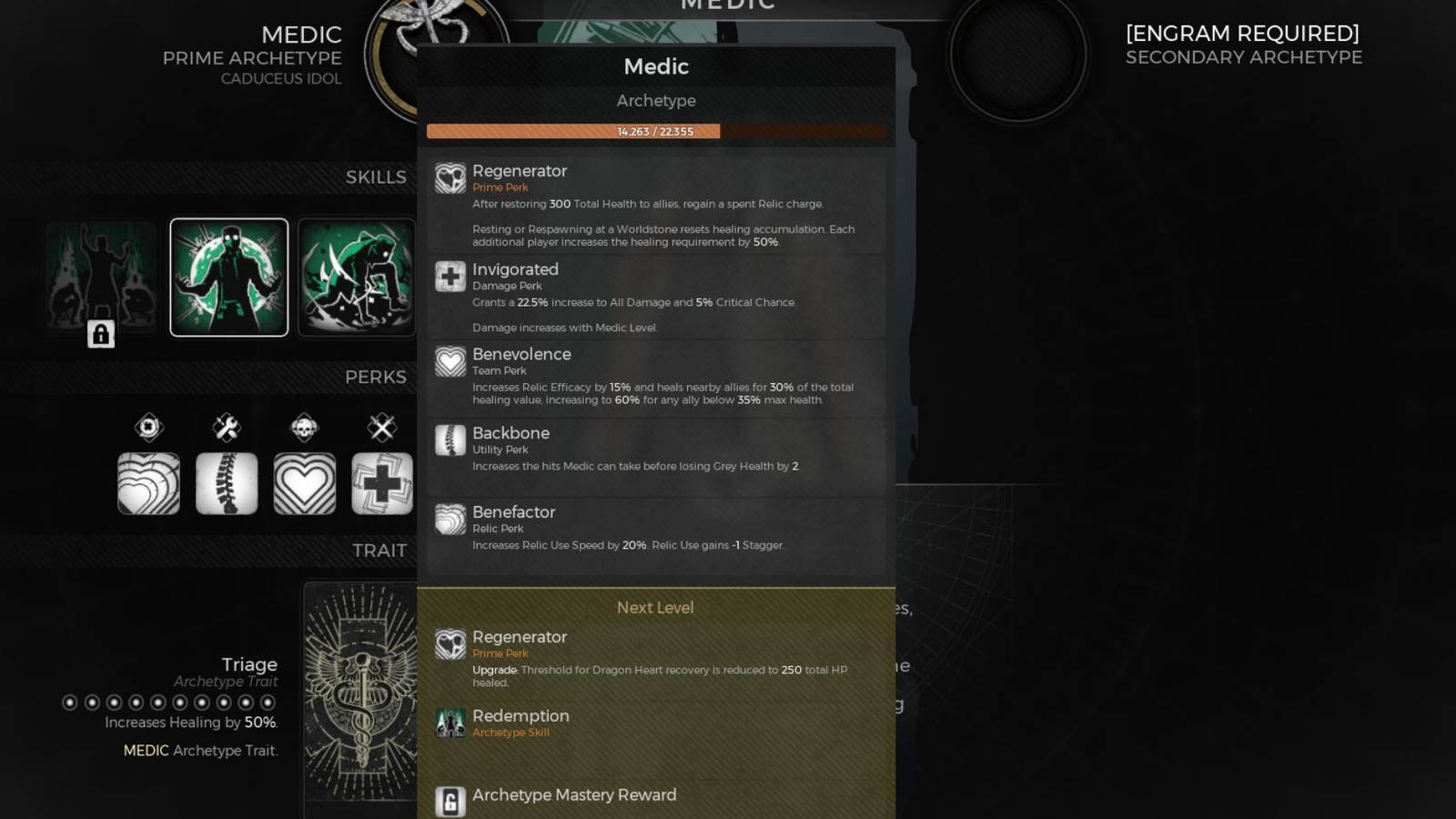 _remnant 2 medic archetype