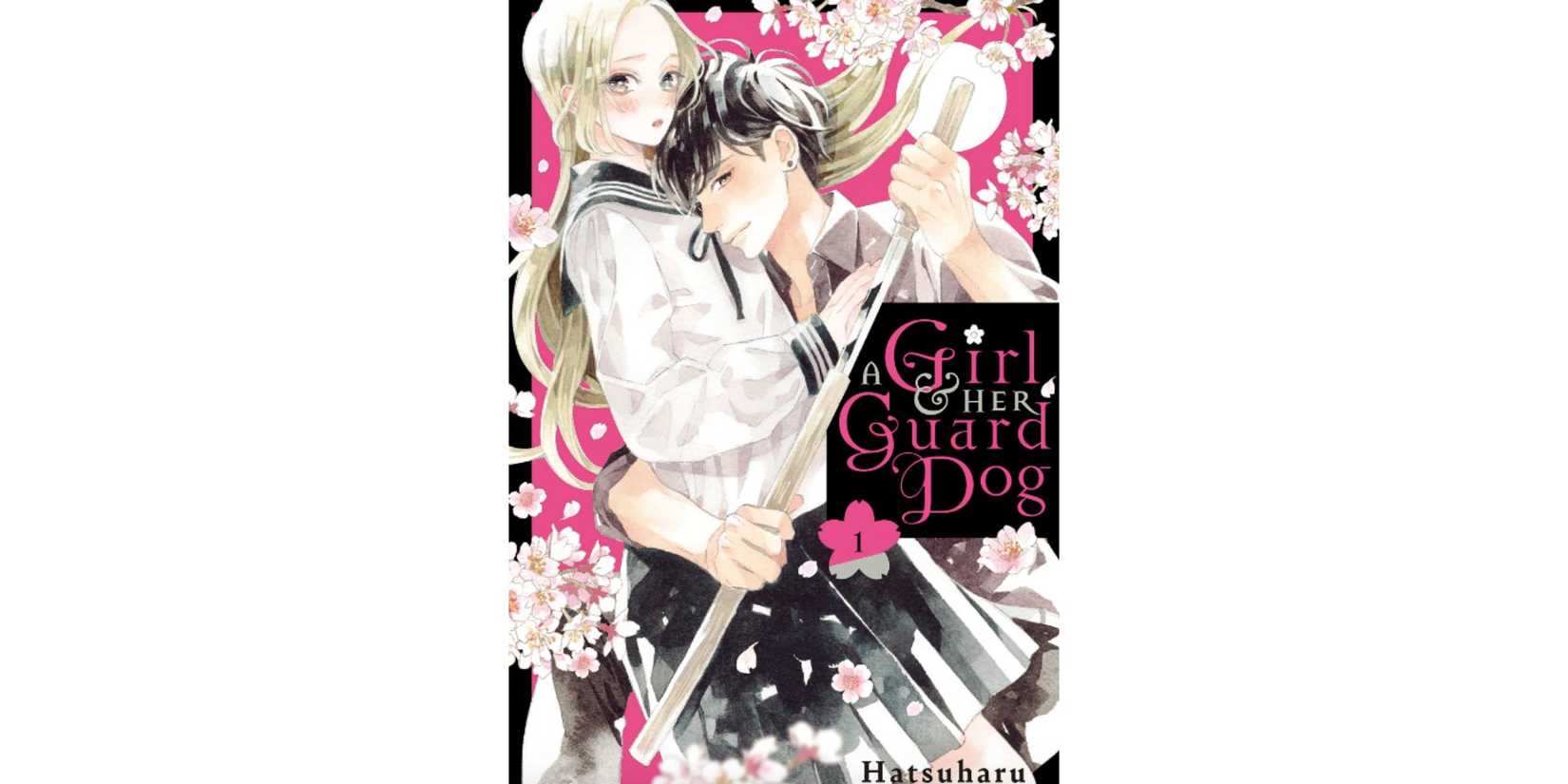 a girl and her guard dog