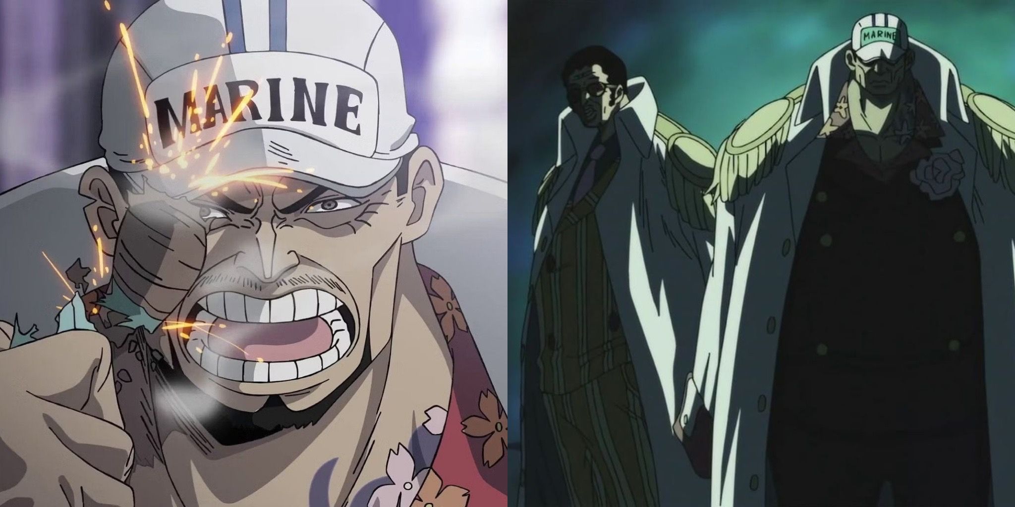 Akainu kizaru admiral one piece