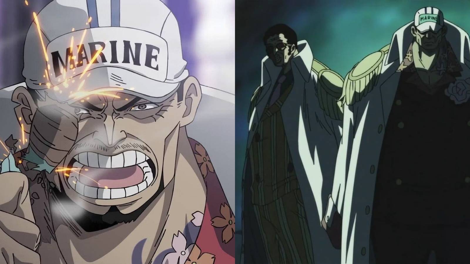 Akainu kizaru admiral one piece