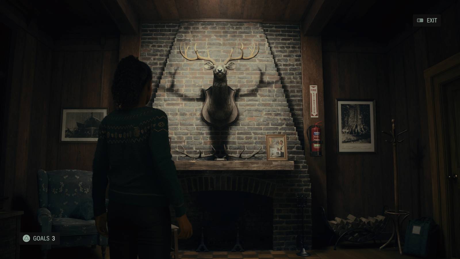 Alan Wake 2 deer head mind place