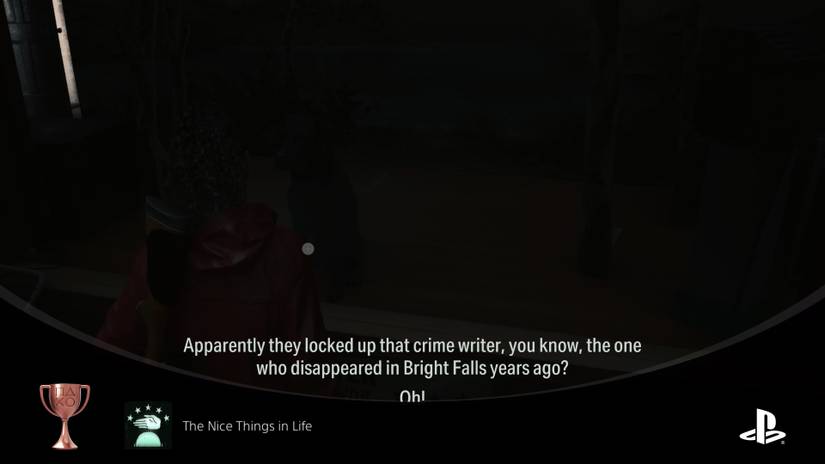 alan wake 2 nice things in life trophy