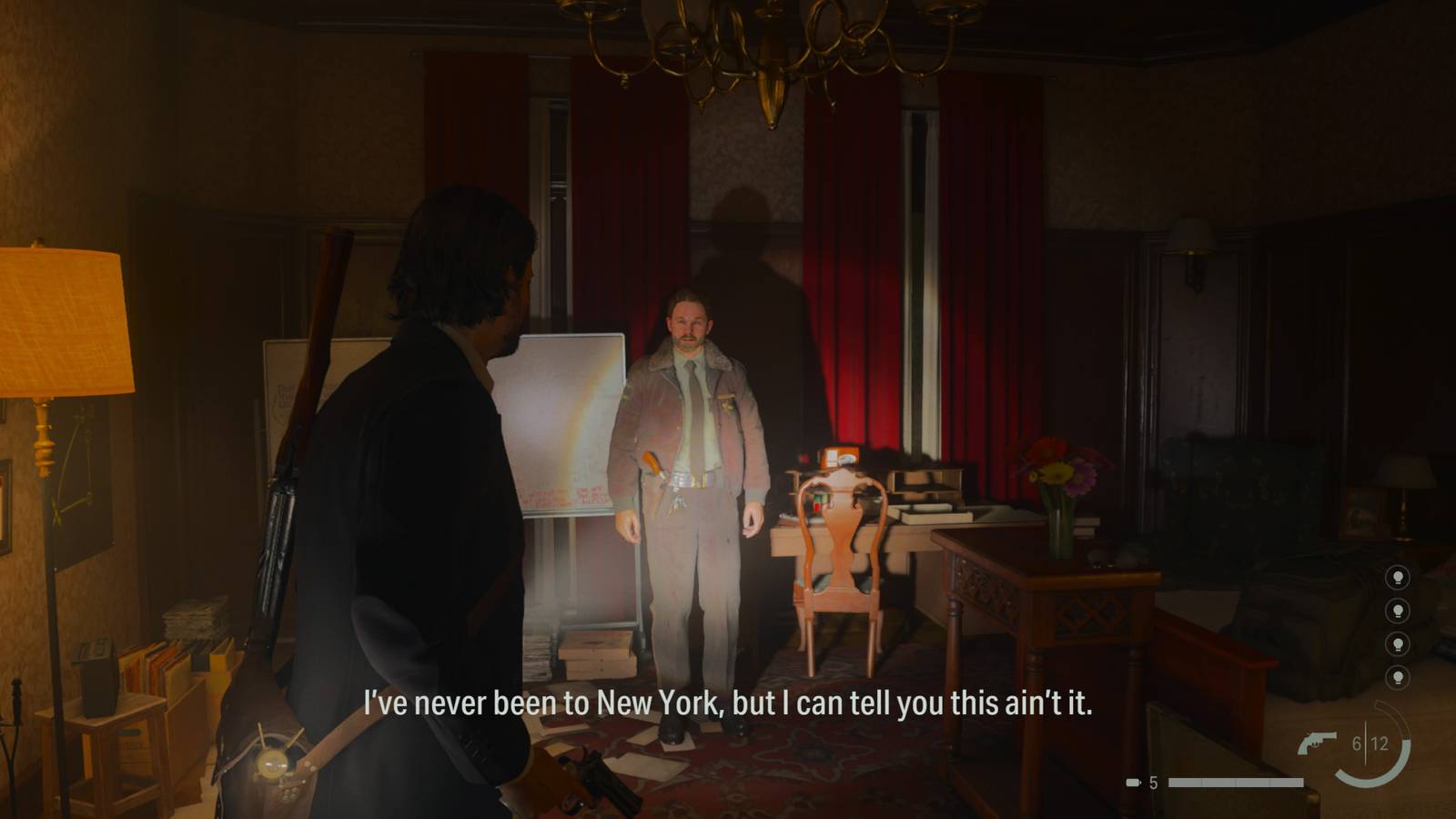 Alan Wake 2 room 209 interior tim breaker