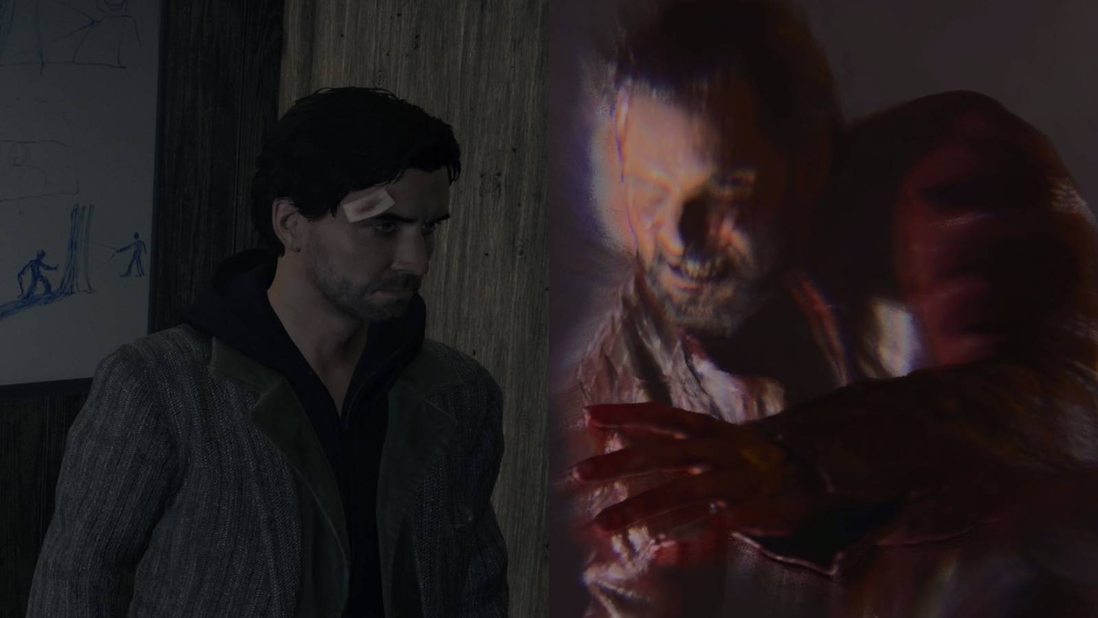 Alan Wake split image