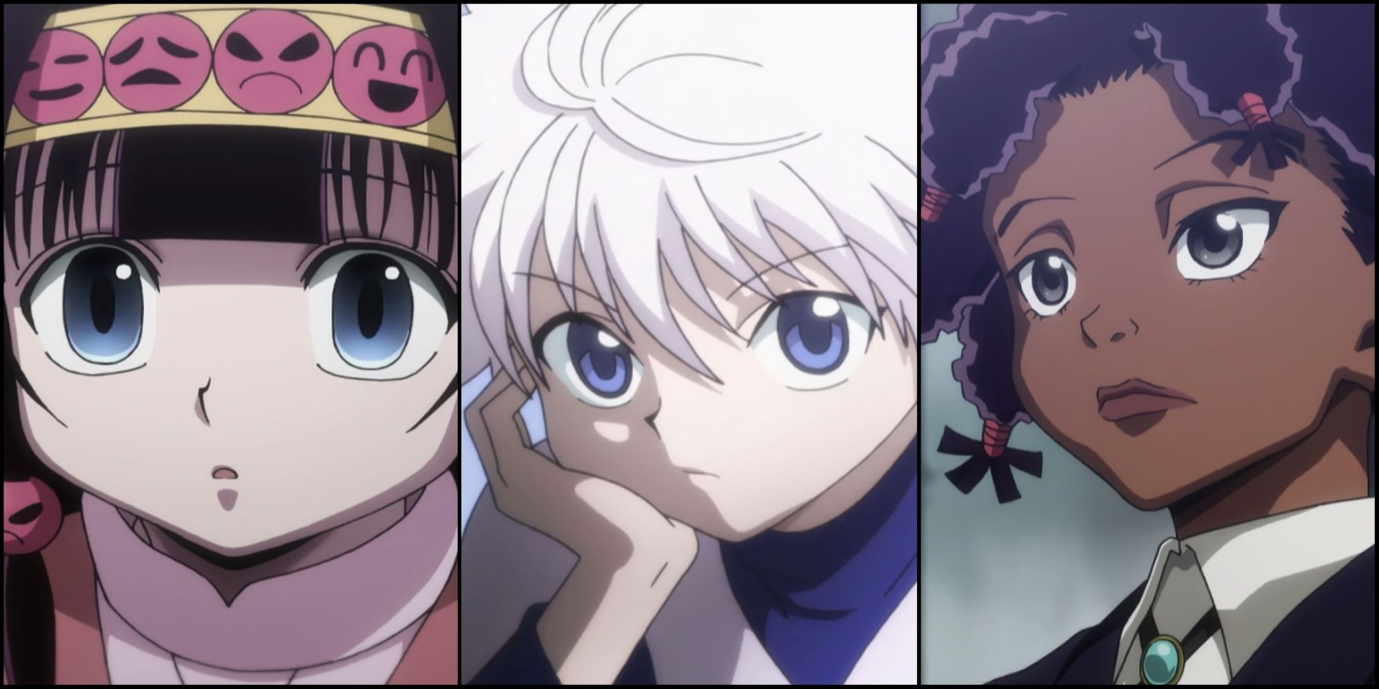 Alluka, Killua, and Canary in Hunter x Hunter