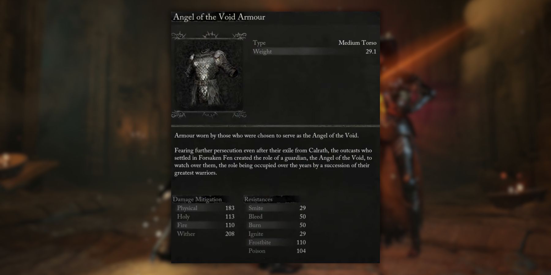 Angel of The Void Armor Set In Lords of the Fallen
