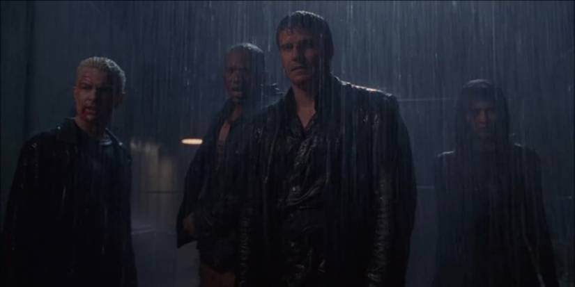 Angel, Spike, Gunn, and Illyria prepare for their final battle in Angel's "Not Fade Way".