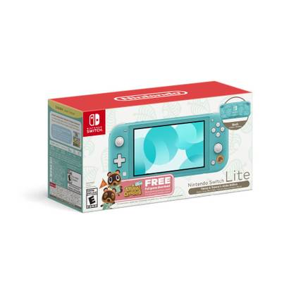 Animal Crossing New Horizons Bundle - Timmy & Tommy’s Aloha Edition Switch Lite