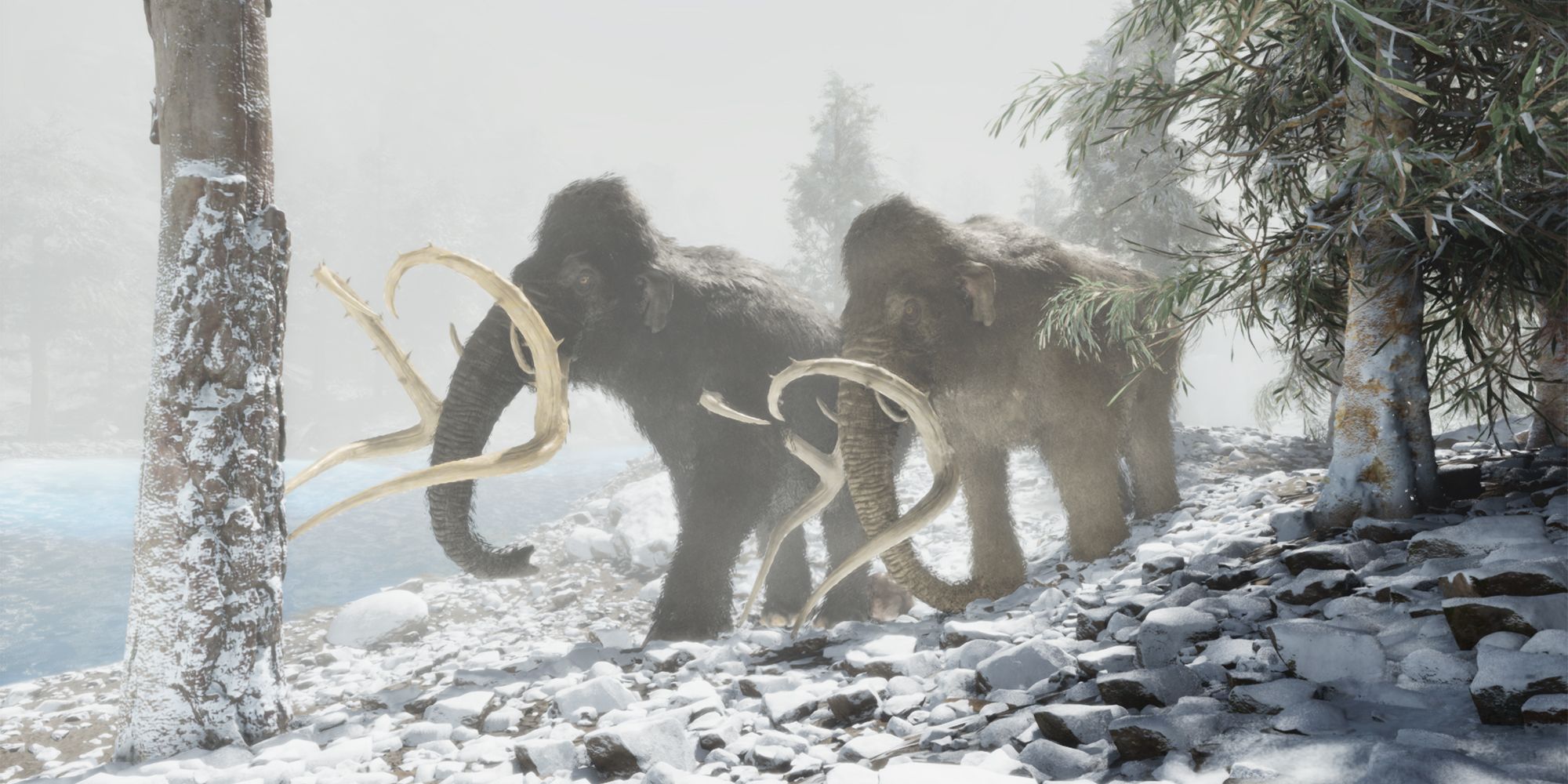 ARK Survival Ascended Mammoths Snow Biome