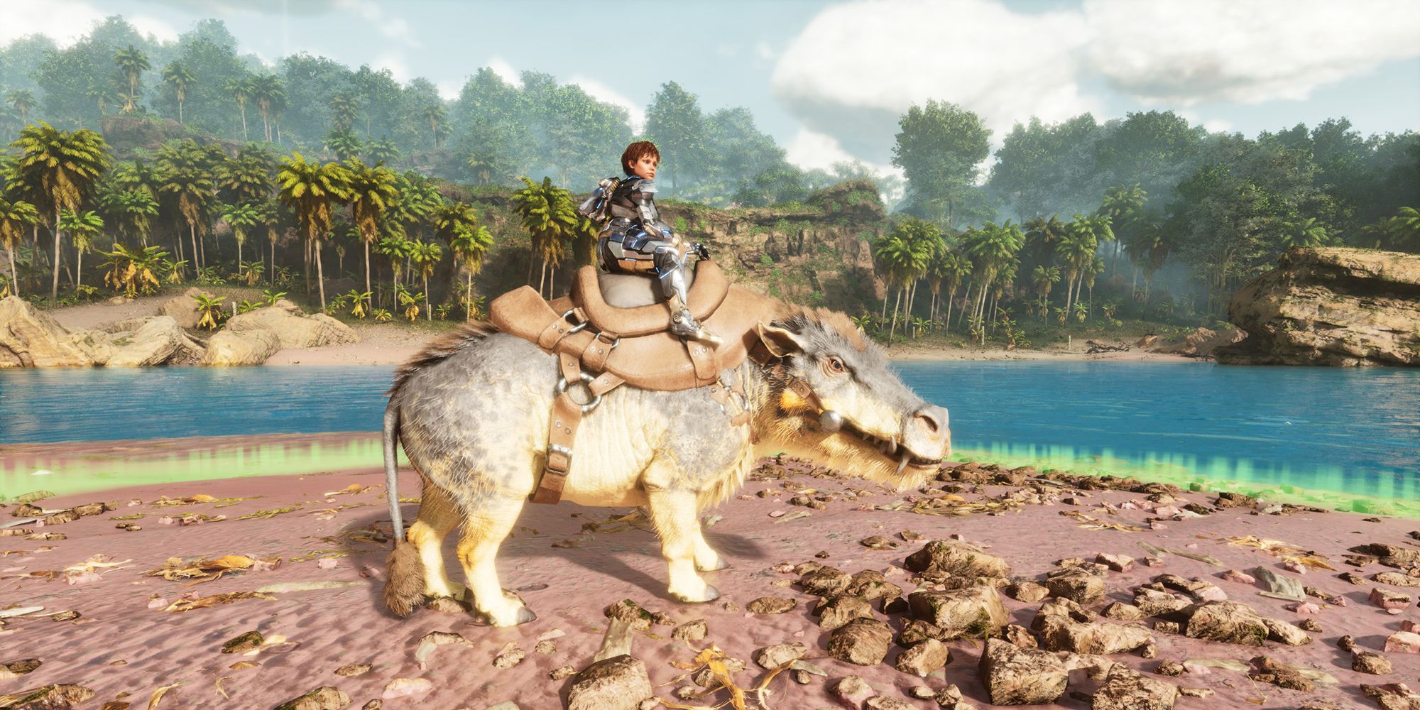 ARK Survival Ascended Survivor Riding Daedon