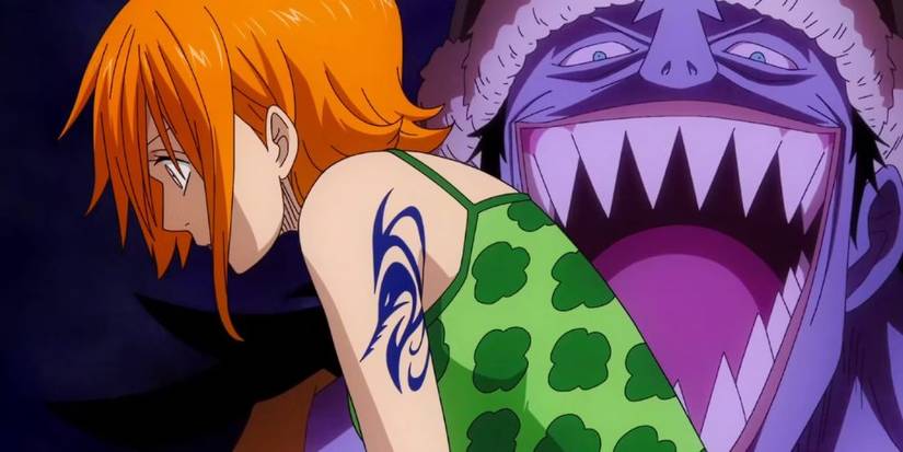 Nami realizes that Arlong betrayed her
