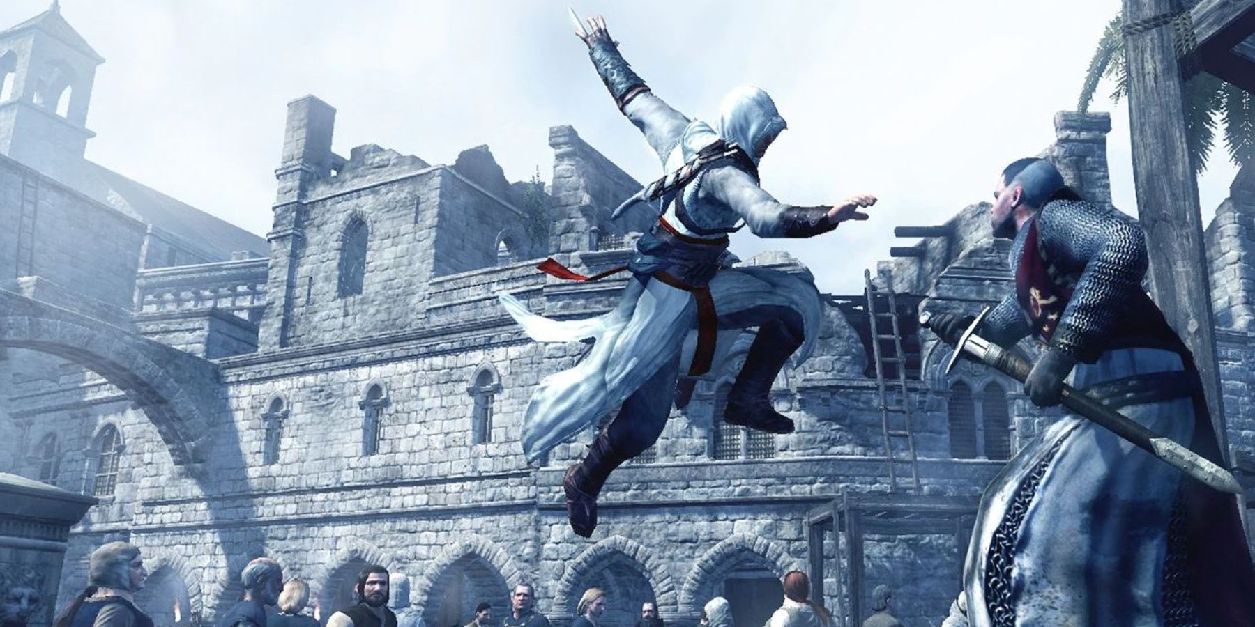 Altair engaging a soldier