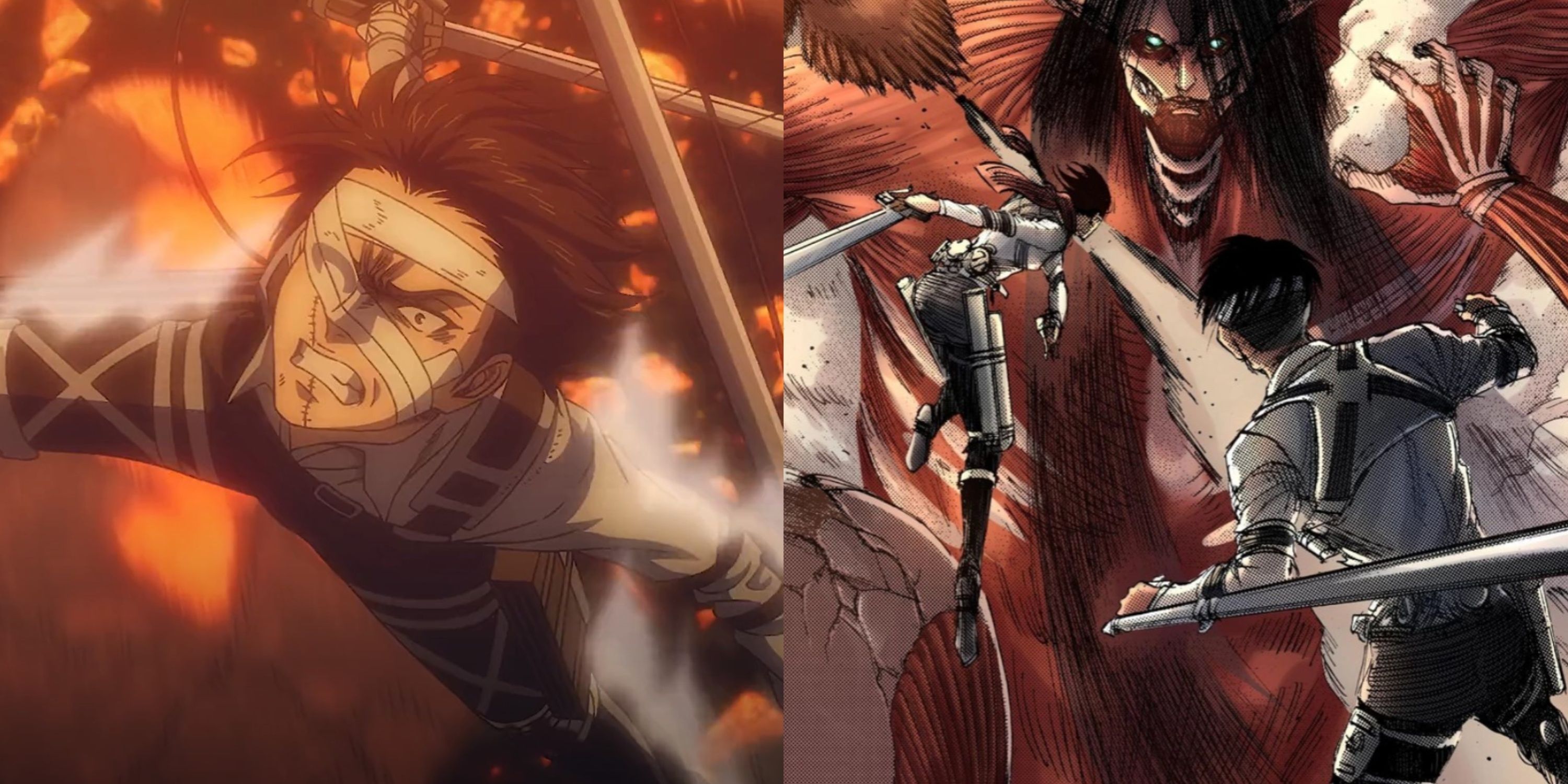 Attack On Titan Finale Levi Ackerman Manga Vs Anime