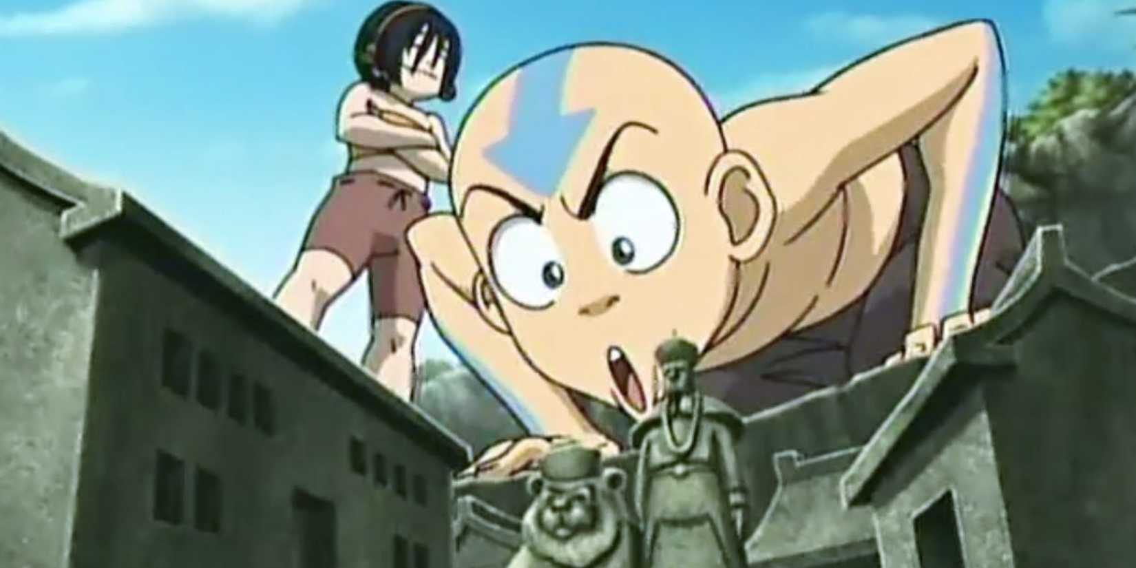 Avatar Toph and Aang