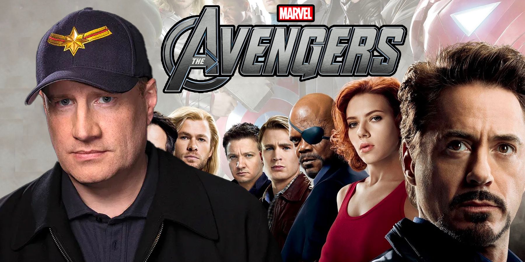 Avengers Robert Downey Jr Scarlett Johansson Kevin Feige