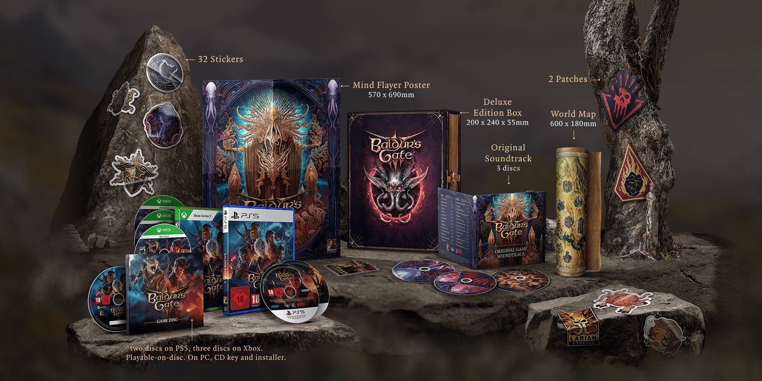 Baldur's Gate 3 Reveals Physical Deluxe Edition That Includes 3 Discs on Xbox, 2 on PS5