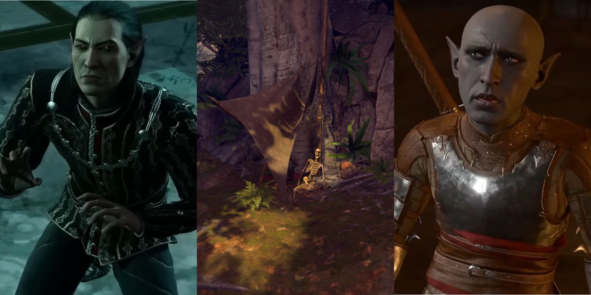 Baldur's Gate 3, Mestre Vampiro Cazador, Esqueleto na Selva de Chult, Gnomo Mão de Ferro Wulbren