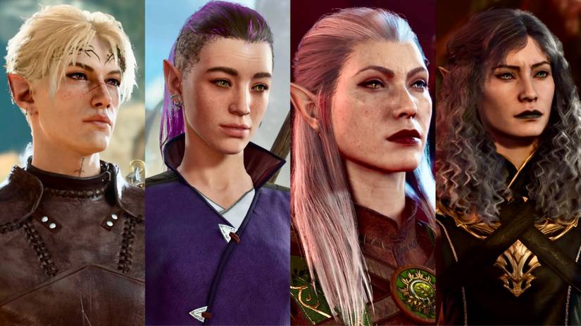 baldur's gate 3 tav hunter amity eda and lilith