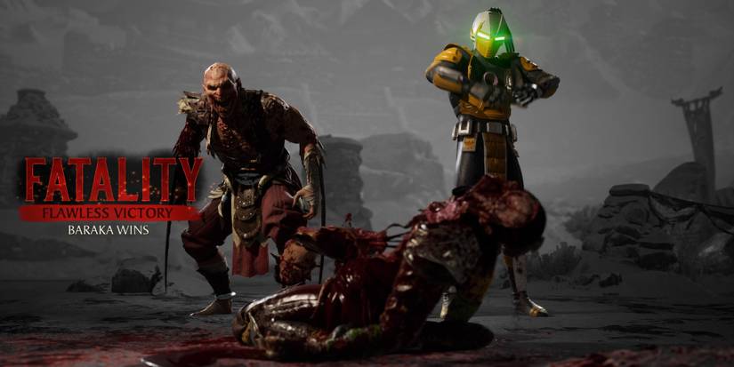 Baraka and Cyrax win screen