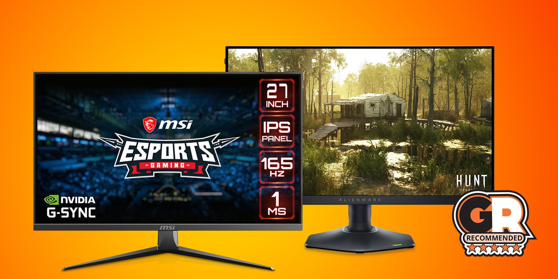 Best 1080p Gaming Monitors Msi Mag2732 Alienware Aw2524h Game Rant Feature 