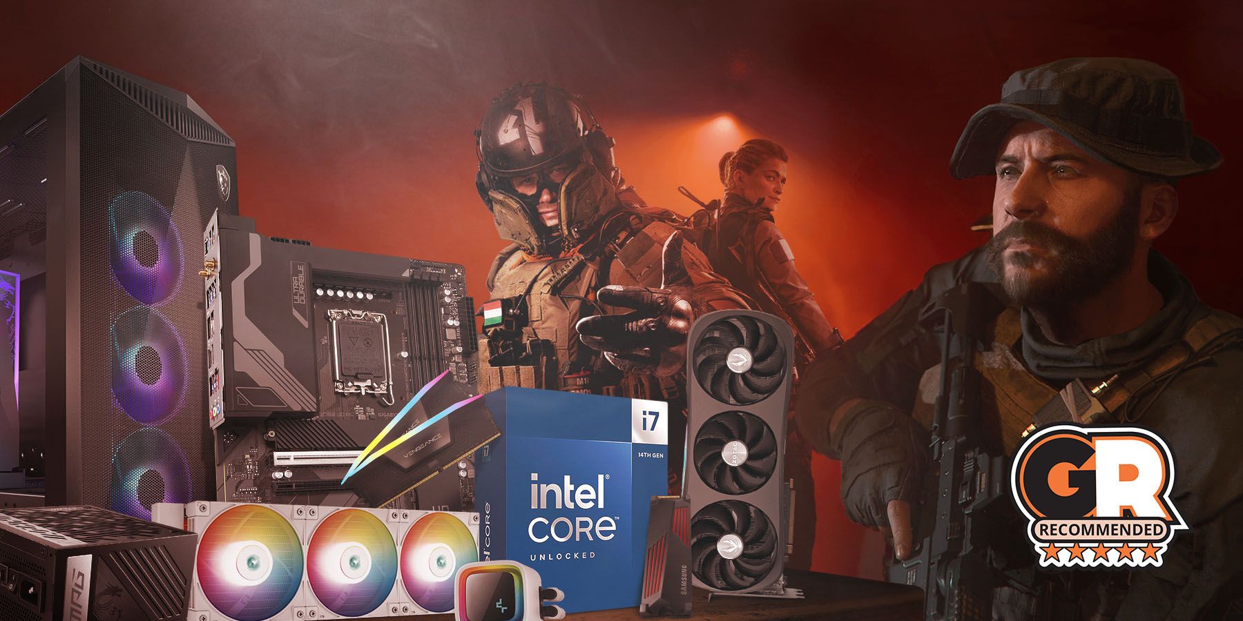 Best of the Best Gaming Desktop 2024, Prebuilt gaming PC, Intel 14th gen,  RTX 4000