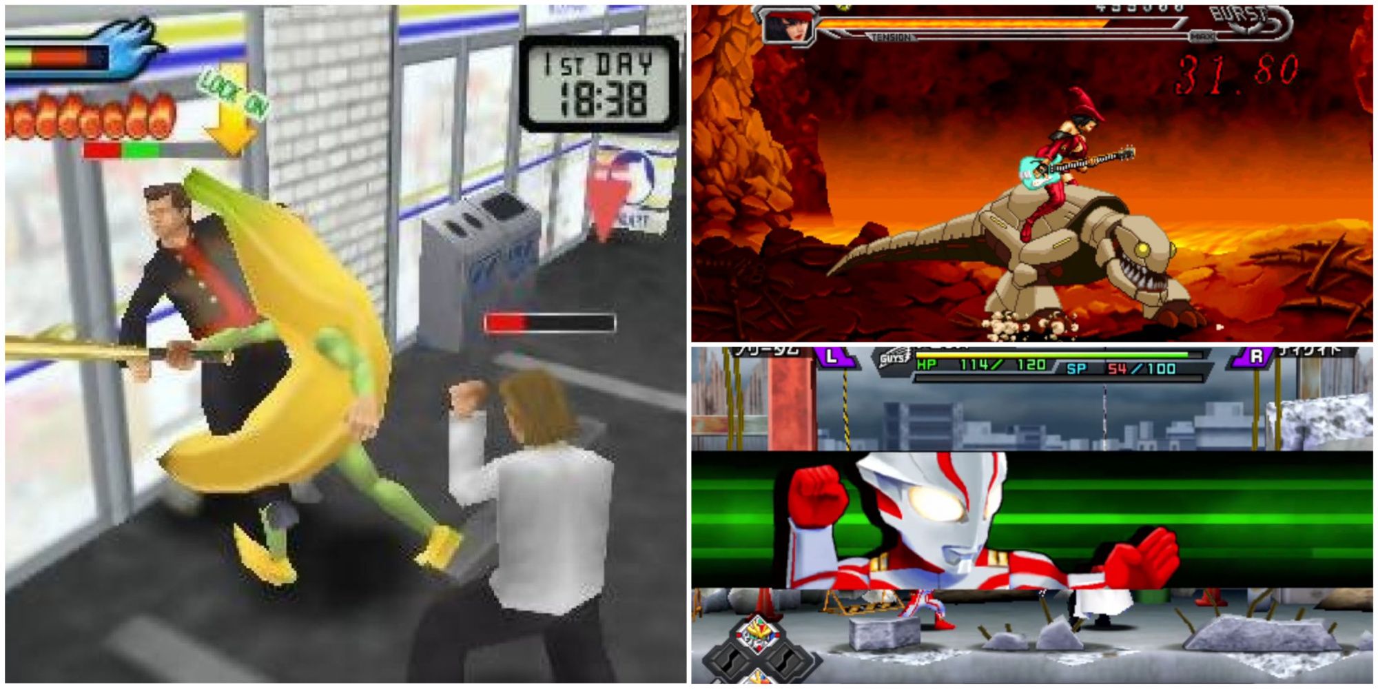 Best PSP Beat 'Em Ups- Kenka Bancho Badass Rumble Guilty Gear Judgment Great Battle Fullblast