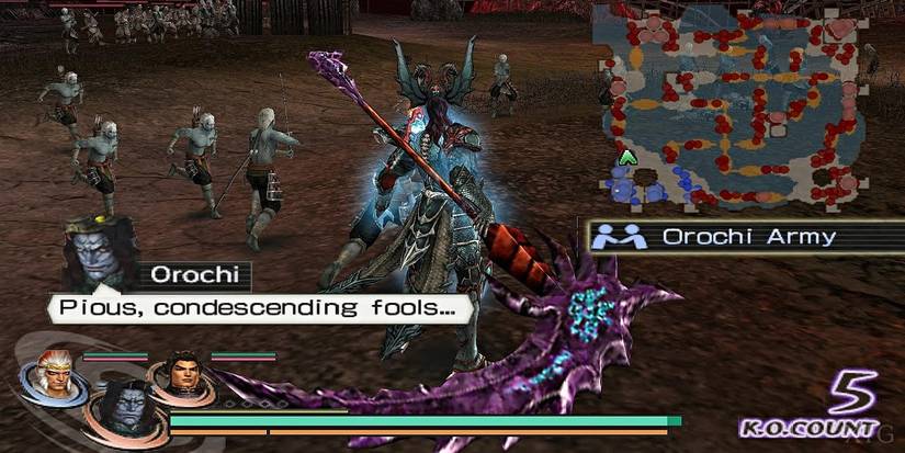Best PSP Beat 'Em Ups- Warriors Orochi 2