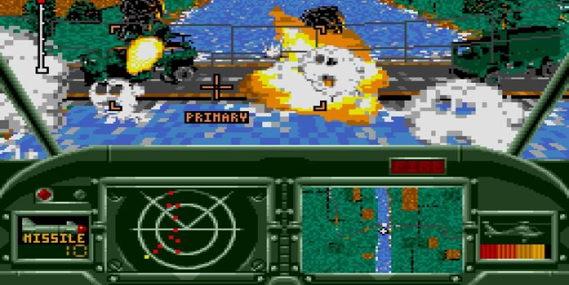 Best Sega CD Games- AH-3 Thunderstrike