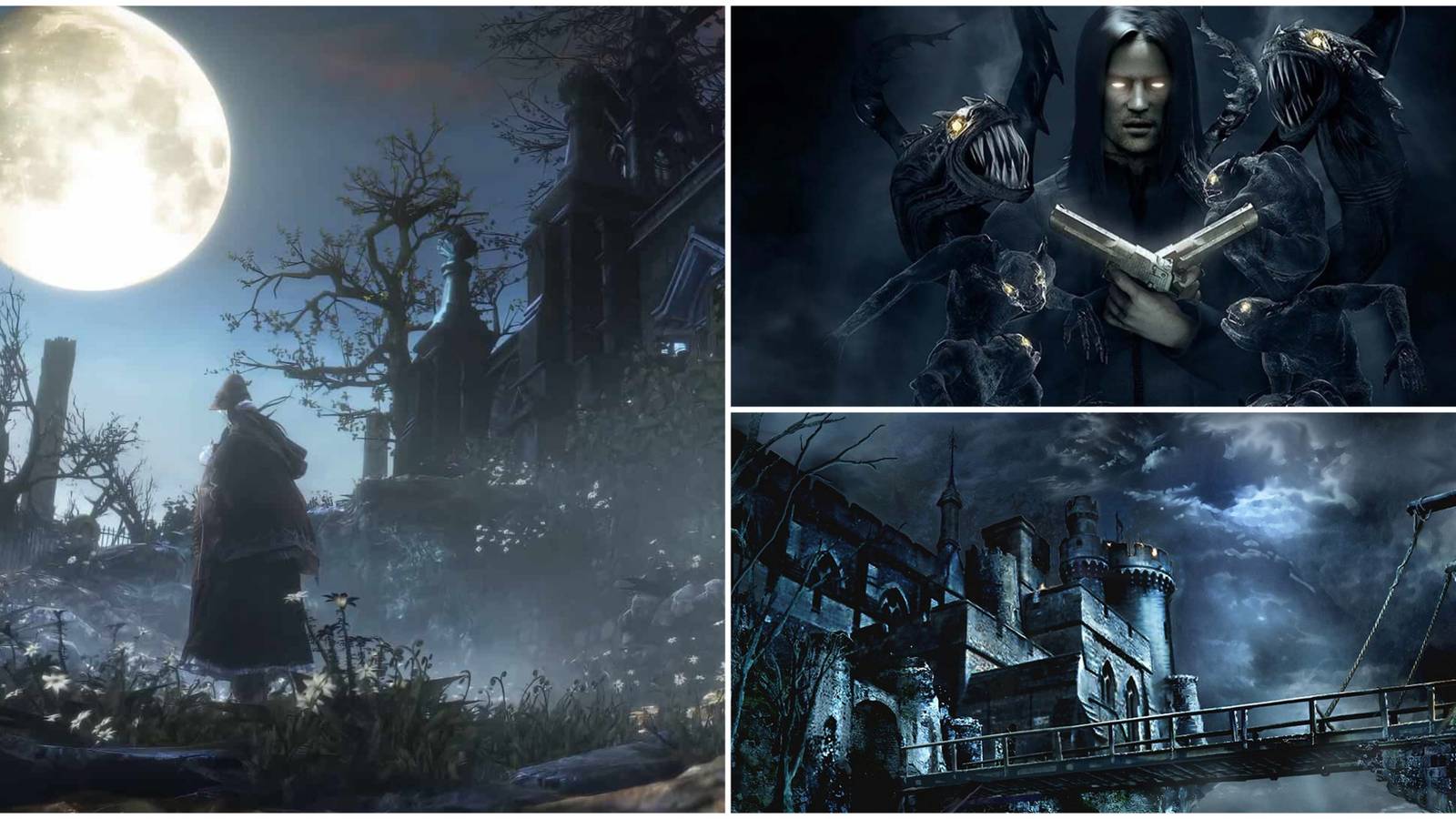 Best Urban Gothic Games- Bloodborne The Darkness Resident Evil 4