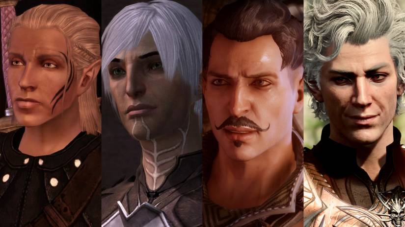 BG3 DA Zevran, Fenris, Dorian, Astarion