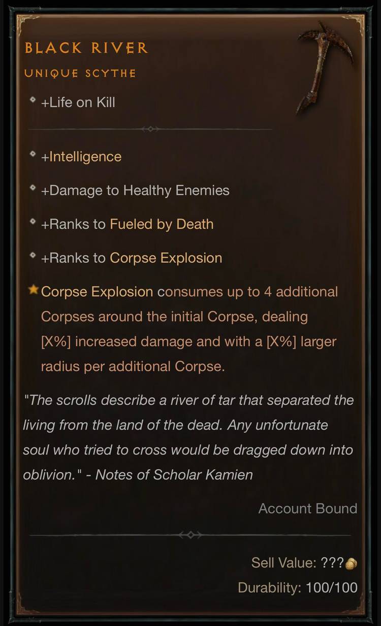 Diablo 4 Black River