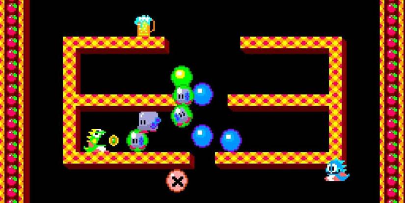 Gameplay screenshot from Bubble bobble 