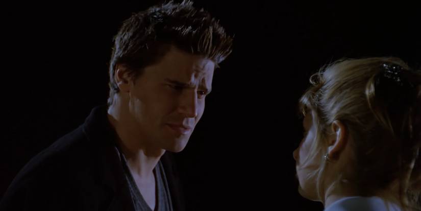 Angel and Buffy in the episode "Amends".