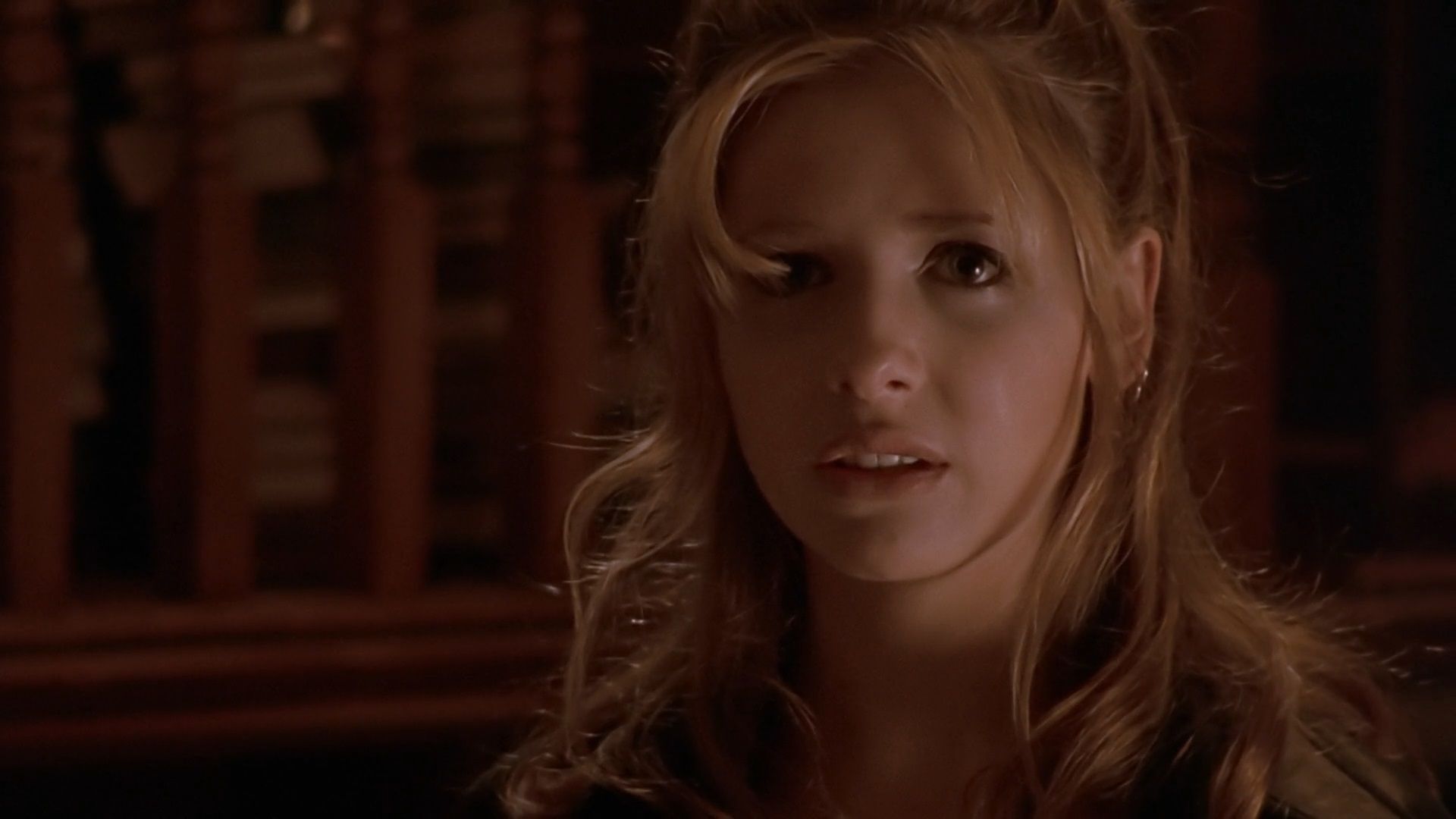 Buffy in the episode "Prophecy Girl".