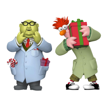 Dr. Bunsen Honeydew & Beaker Holiday ornaments
