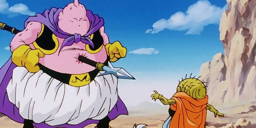 Buu and Dabura's spear in Dragon Ball Z