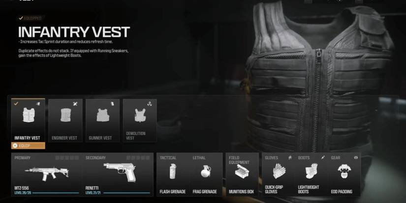 call of duty modern warfare 3 infantry vest