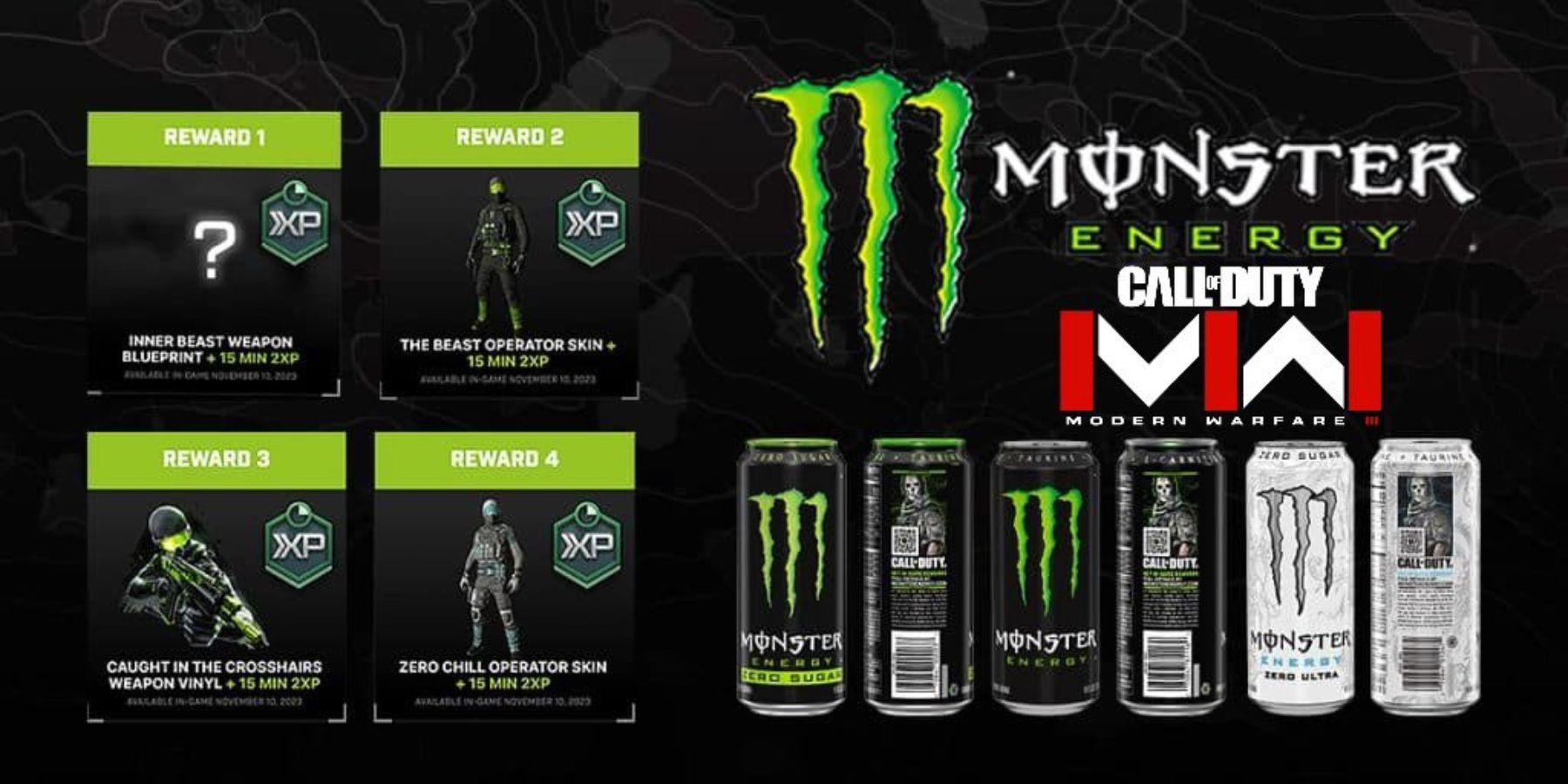 How to Get Monster Energy Rewards in Call of Duty: Modern Warfare 3