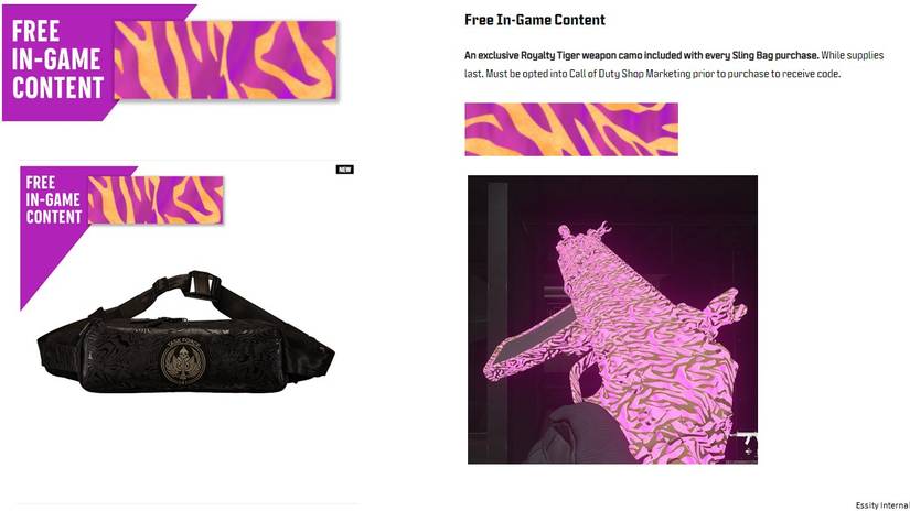 call of duty royalty tiger camo