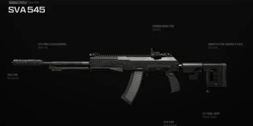 call of duty sva 545 assault rifle