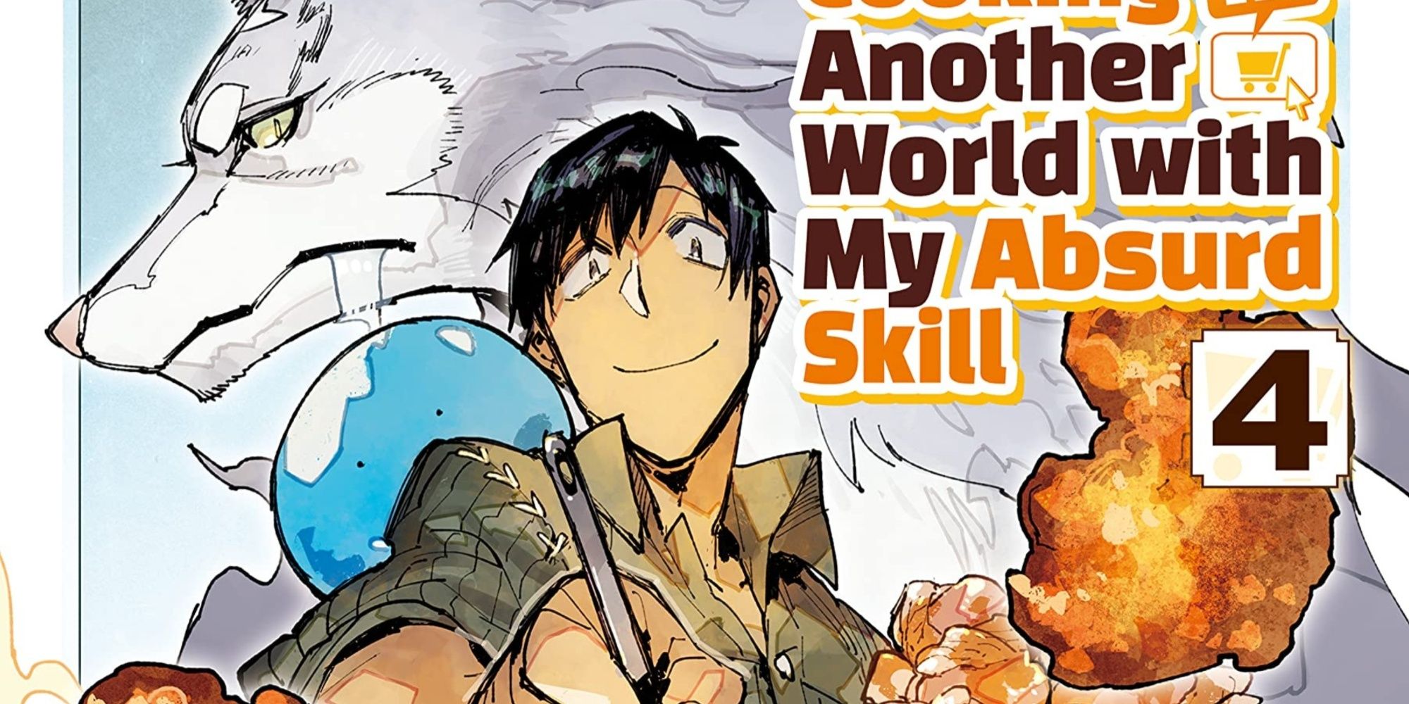 Tsuyoshi Mukouda from Campfire Cooking In Another World With My Absurd Skill Manga Cover