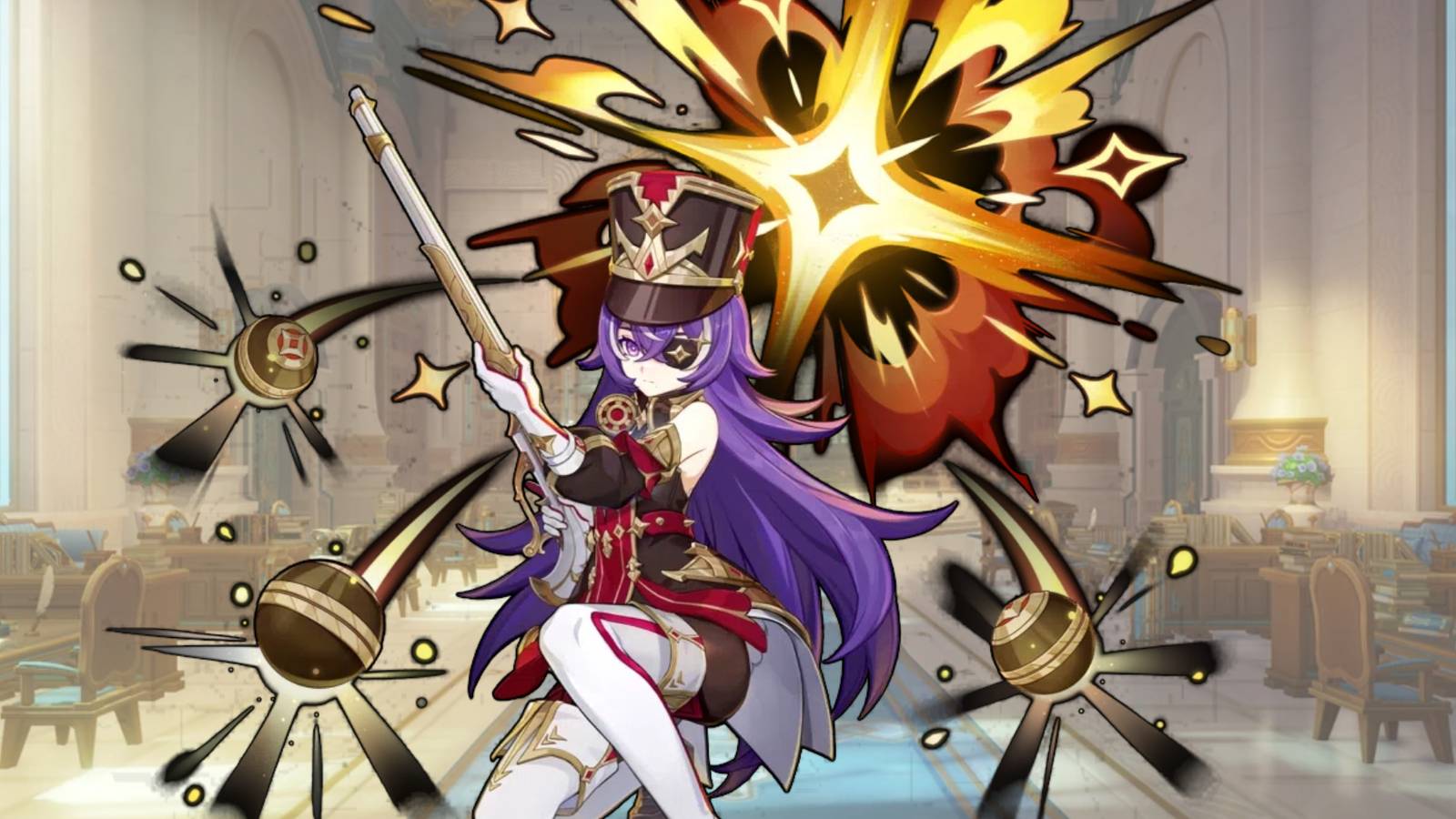 Chevreuse Splash Art Genshin Impact