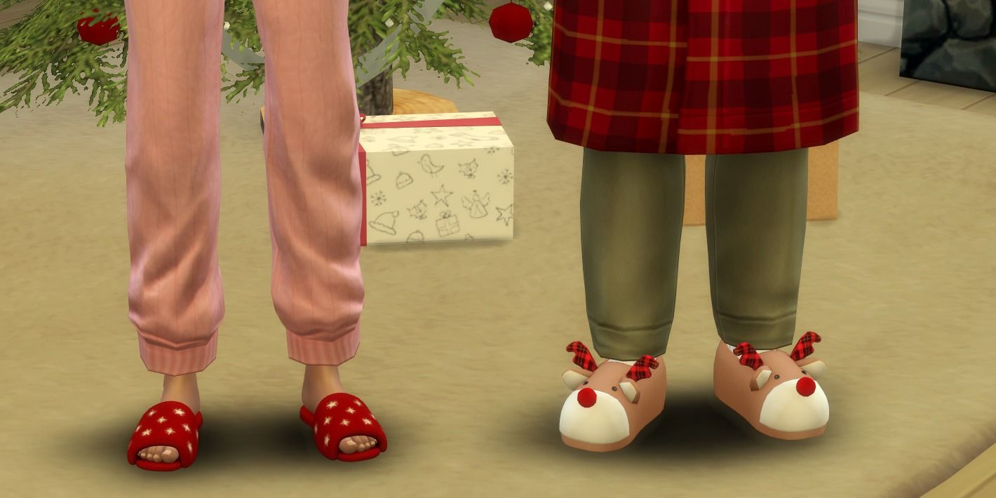 Christmas Shoe Collection By Jius-sims Christmas Sims 4 CC