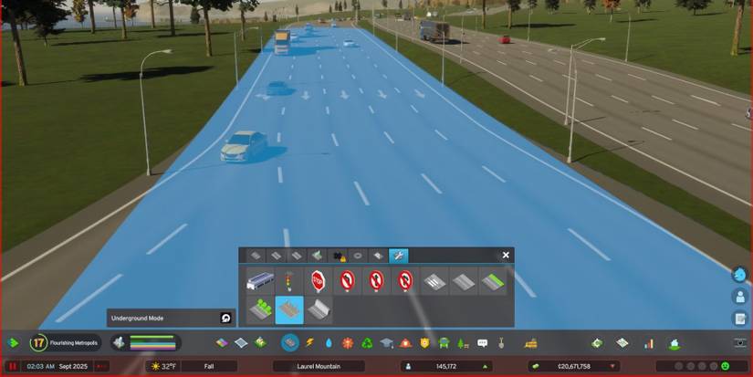 cities skylines 2 accident highway lights