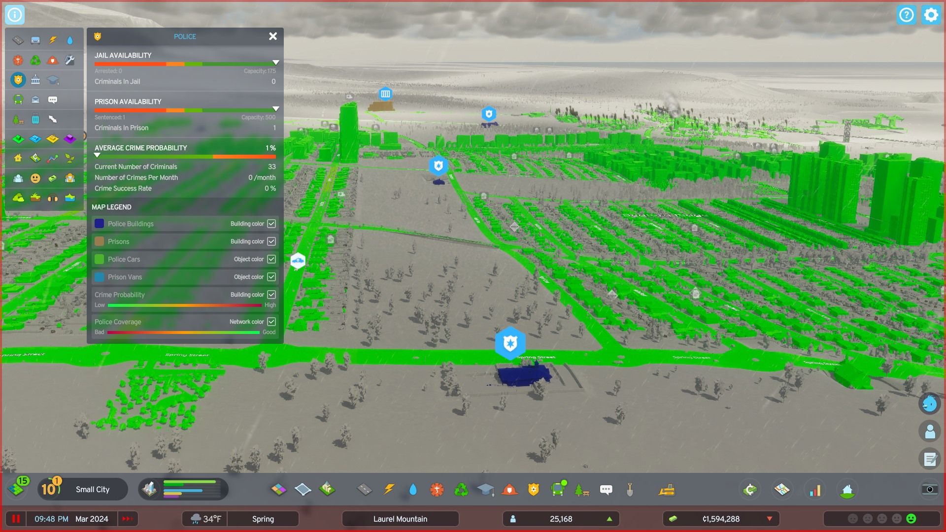 Curbing Crime in Cities: Skylines 2