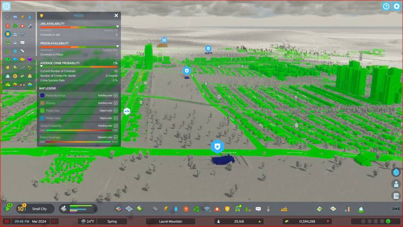 Cities Skylines 2 Crime View