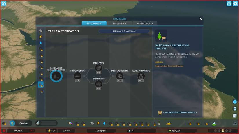 Cities Skylines 2 Development Parks Recreation